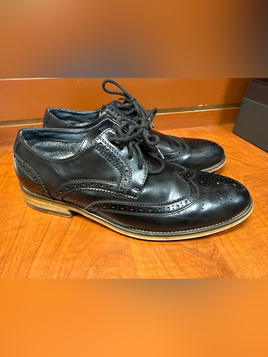 Bruno Marc Men’s Black Wingtip Oxford Dress Shoes Size 6.5 main image 7